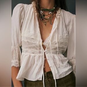 Free People Forever Young bed jacket